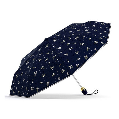 OLYCAT Umbrelă de ploaie automată pentru femei, cu imprimeu de desene animate, umbrele de protecție solară pliante, rezistente la vânt, umbrelă de soare anti UV, 5 stiluri