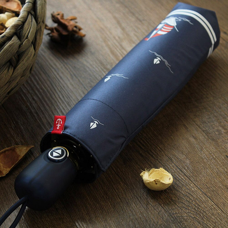 OLYCAT Umbrelă de ploaie automată pentru femei, cu imprimeu de desene animate, umbrele de protecție solară pliante, rezistente la vânt, umbrelă de soare anti UV, 5 stiluri