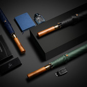 122 cm veľký priehľadný dlhý dáždnik s drevenou rukoväťou, vetruodolný pre mužov, golfový dáždnik, dáždnik do dažďa, slnečný dáždnik s UV žiarením, vonkajší slnečník