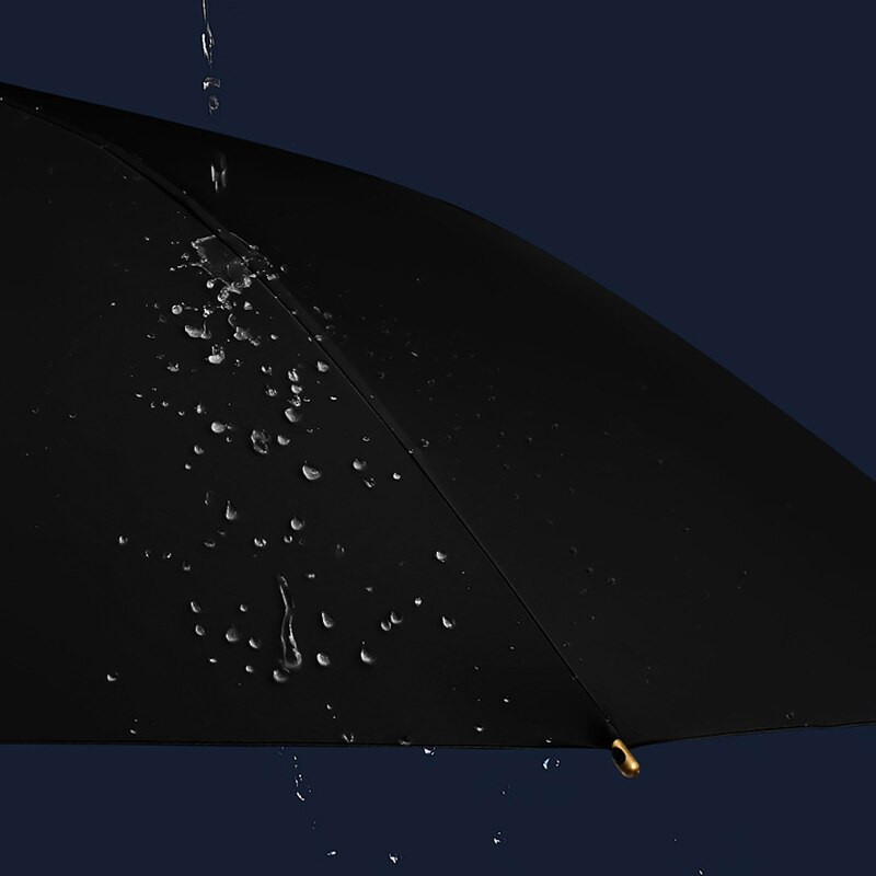 122 cm veľký priehľadný dlhý dáždnik s drevenou rukoväťou, vetruodolný pre mužov, golfový dáždnik, dáždnik do dažďa, slnečný dáždnik s UV žiarením, vonkajší slnečník