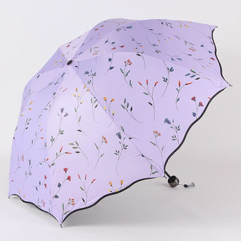 YADA 2020 Floral ANTI-UV πτυσσόμενη ομπρέλα Rain Mini Flower Umbrella Γυναικείες αντιανεμικές υπέρελαφρες ομπρέλες Γυναικεία YS716