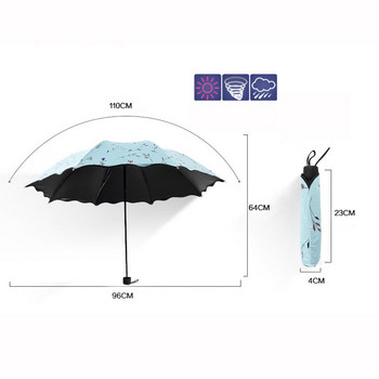 YADA 2020 Floral ANTI-UV πτυσσόμενη ομπρέλα Rain Mini Flower Umbrella Γυναικείες αντιανεμικές υπέρελαφρες ομπρέλες Γυναικεία YS716