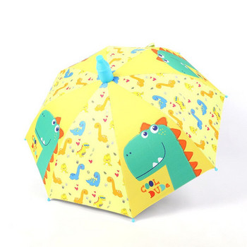 Χαριτωμένα κινούμενα σχέδια πλήρης αυτόματη δημιουργική τάση χαριτωμένα παιδιά με μακριά λαβή ομπρέλα νηπιαγωγείου sunsha