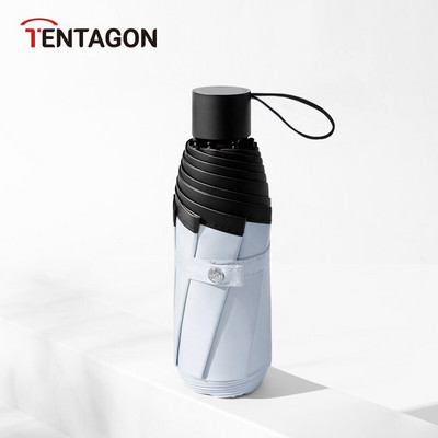 Umbrelă de buzunar UV Mini 5 Umbrelă de soare pliabilă pentru ploaie și soare 8 coaste Umbrelă de plajă în miniatură portabilă Umbrele colorate Livrare gratuită