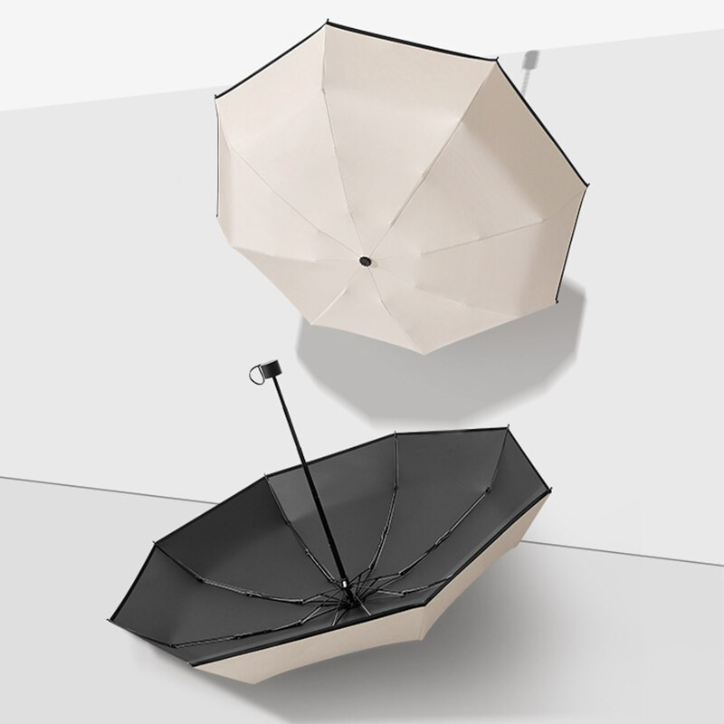 Umbrelă de buzunar UV Mini 5 Umbrelă de soare pliabilă pentru ploaie și soare 8 coaste Umbrelă de plajă în miniatură portabilă Umbrele colorate Livrare gratuită