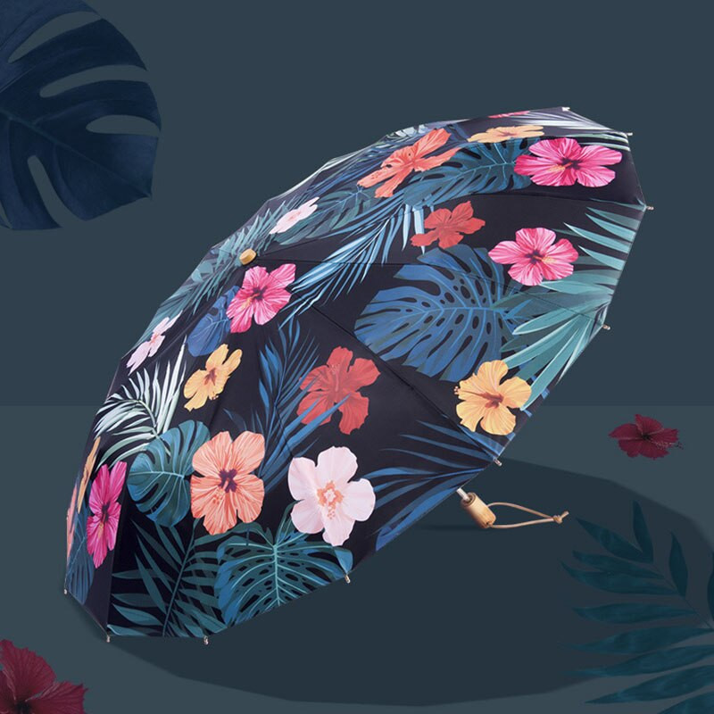 Луксозен 16 ребра Супер голям чадър Anti UV Paraguas Sun Umbrella Rain Windproof Light Сгъваеми преносими чадъри за жени момиче