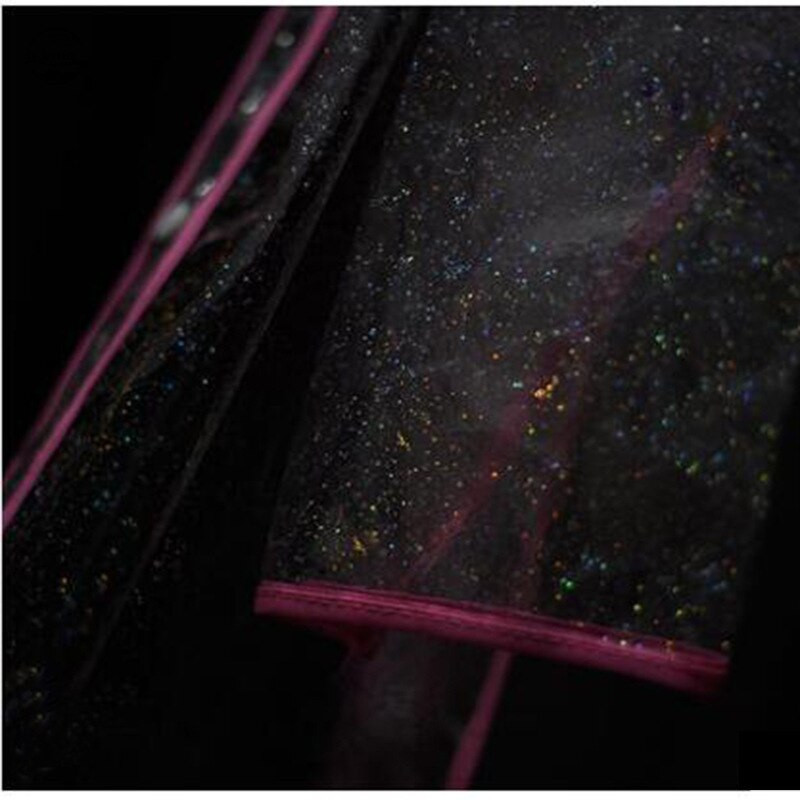 Átlátszó női esőkabát Divat hosszú szabadtéri sport kiegészítők túrázás esőkabát Vízálló fényvisszaverő csíkok Cape Pluie