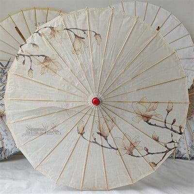 Ručne vyrobený dáždnik z olejového papiera, vodotesný, klasický staroveký tanečný dáždnik vhodný pre čínsky štýl Hanfu, strapce Cheongsam, fotorekvizita