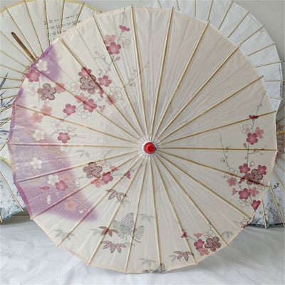 Ručne vyrobený dáždnik z olejového papiera, vodotesný, klasický staroveký tanečný dáždnik vhodný pre čínsky štýl Hanfu, strapce Cheongsam, fotorekvizita