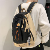 Rucsac textil cu multe compartimente in multe culori