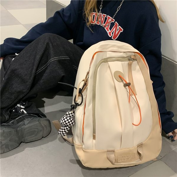 Rucsac textil cu multe compartimente in multe culori