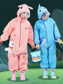 70-120 cm Pelerine de ploaie pentru copii Glugă Impermeabilă pentru haină de ploaie Salopetă de ploaie Costum de joaca pentru bebeluși Îmbrăcăminte de ploaie