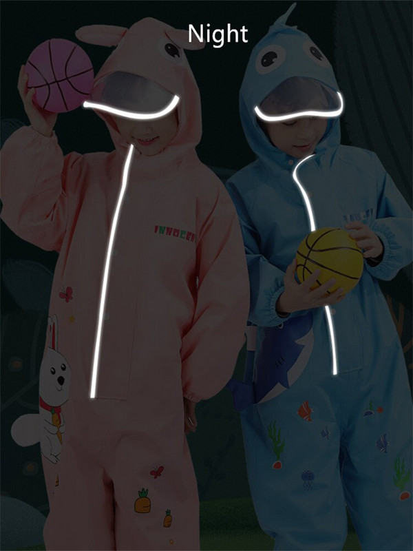 70-120 cm Pelerine de ploaie pentru copii Glugă Impermeabilă pentru haină de ploaie Salopetă de ploaie Costum de joaca pentru bebeluși Îmbrăcăminte de ploaie