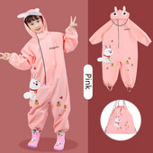 70-120CM Impermeabil Impermeabil pentru copii Copii Copii Capac de ploaie Poncho Băieți Fete Costum de joc Siamez