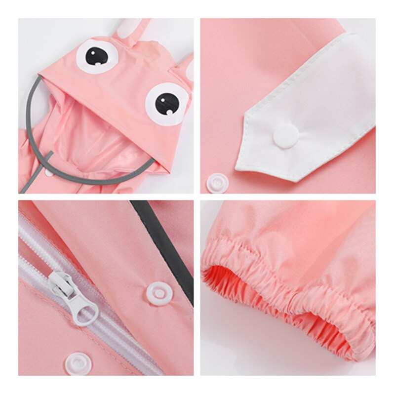 70-120CM Impermeabil Impermeabil pentru copii Copii Copii Capac de ploaie Poncho Băieți Fete Costum de joc Siamez