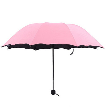 1 τμχ Φορητό Mini Water Encounter Flowering Sunny Umbrella Lady UV Protection Μονόχρωμη ομπρέλα ήλιου Αντιανεμική ομπρέλα ταξιδιού