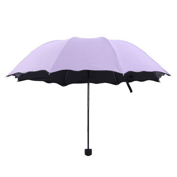 1 τμχ Φορητό Mini Water Encounter Flowering Sunny Umbrella Lady UV Protection Μονόχρωμη ομπρέλα ήλιου Αντιανεμική ομπρέλα ταξιδιού