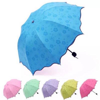 1 бр. преносим мини водна среща цъфтящ слънчев чадър дамски UV защита едноцветен слънчев чадър ветроустойчив чадър за пътуване