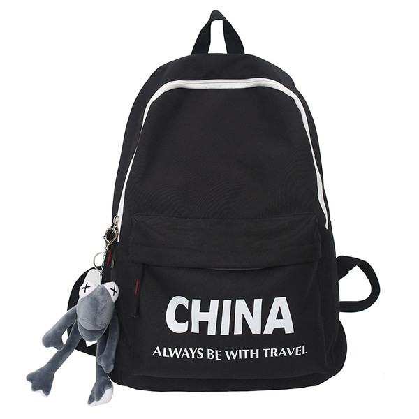 Textil hátizsák felirattal a mindennapi élethez