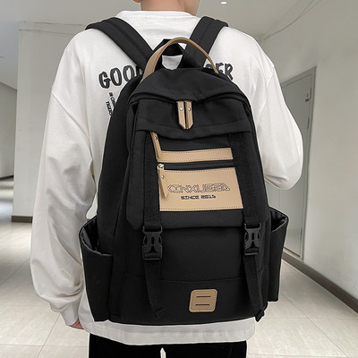 Pánsky batoh s bočnými vreckami a logom