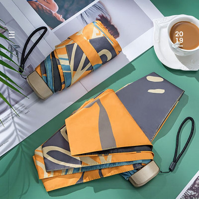 Ljetni mini automatski anti-UV kišobran za žene Poklon Sklopivi mali suncobran za djevojke Vodootporni prijenosni putni kišobrani Ženski