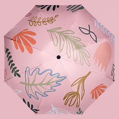 Ljetni mini automatski anti-UV kišobran za žene Poklon Sklopivi mali suncobran za djevojke Vodootporni prijenosni putni kišobrani Ženski