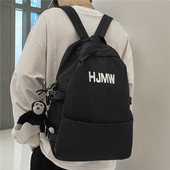 Ležérny textilný batoh s nápisom pre mužov