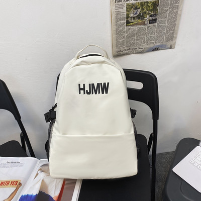 Ležérny textilný batoh s nápisom pre mužov