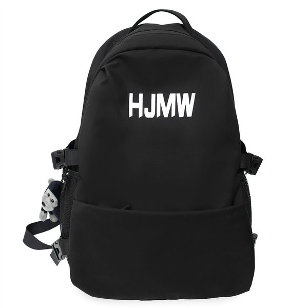 Ležérny textilný batoh s nápisom pre mužov