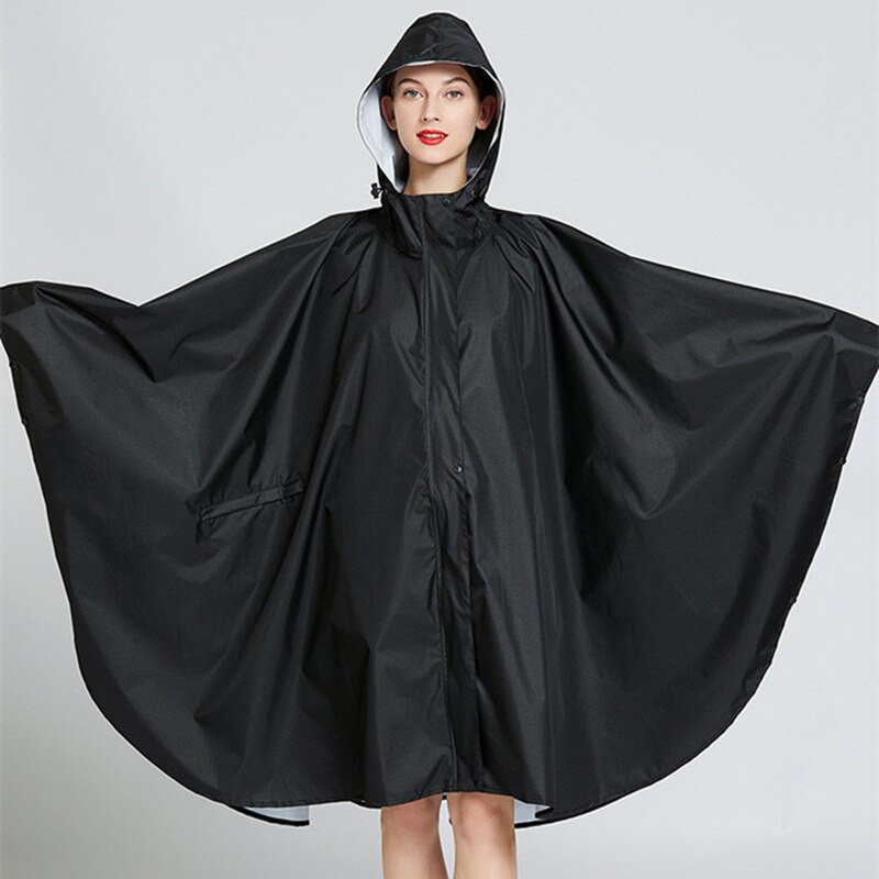 Дамски дъждобран PonchoTrench Дамски леки водоустойчиви дъждобрани На открито Туризъм Меки дъждобрани Наметало Chubasqueros PU покритие