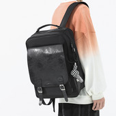 Pánsky batoh z eko kože s kľúčenkou