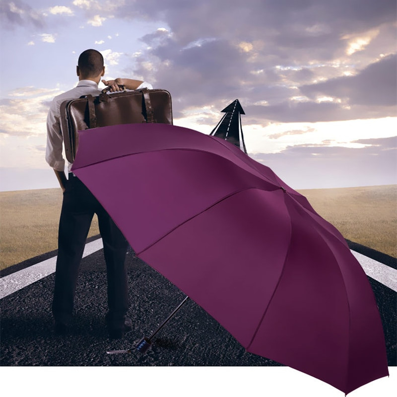 LIKE RAIN 130CM Veľký golfový dáždnik, dáždnik, vetruodolný, veľký skladací dáždnik, vysoko kvalitný pánsky biznis dvojitý dáždnik UBY28