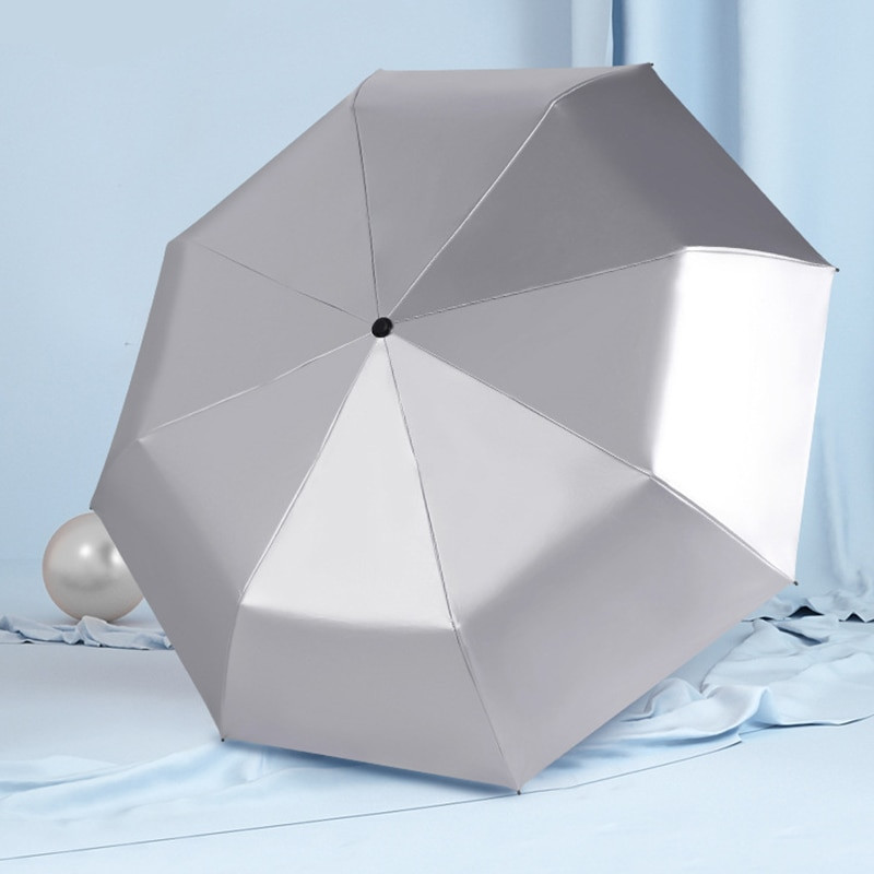 YADA Nový 3-skladací dáždnik s mačacím, srdcom a králičím vzorom, dáždnik odolný UV žiareniu pre ženy s príveskom a vetruodolným dáždnikom YS200137