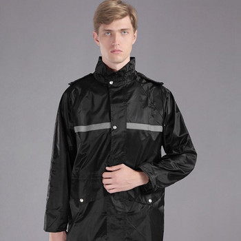 Παχύ PVC διαιρεμένο αδιάβροχο αδιάβροχο για ανδρική μοτοσικλέτα αδιάβροχο παντελόνι βροχής κοστούμι προστατευτικό αδιάβροχο