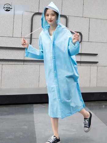 Γυναικείο αδιάβροχο αδιάβροχο μόδας Αθλητικά αξεσουάρ εξωτερικού χώρου Ταξιδιωτικό Φορητό πτυσσόμενο Unisex Διαφανές εξοπλισμό βροχής Regenanzug