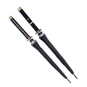 Creative Japanese Samurai Sword Umbrella Corporation Long Wooden Handle Big αντιανεμικές ομπρέλες Katana για άνδρες Γυναικεία Sombrilla