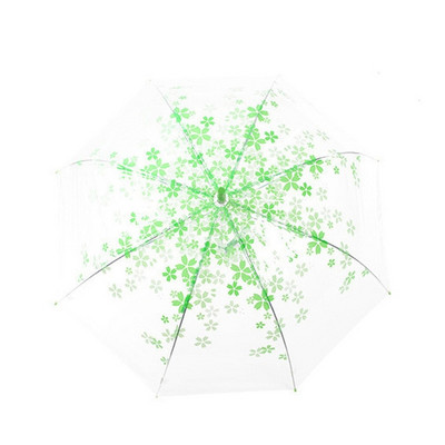 Átlátszó, hosszú nyelű esőernyő Ultra könnyű női gyerek napernyő esőernyő félautomata női esernyő