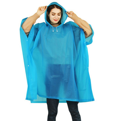 Pláštenka pre mužov a ženy 2020 Nová módna dámska pončo EVA pre dospelých, pršiplášť s klobúkom, dámska nepremokavá dlhá priesvitná pláštenka