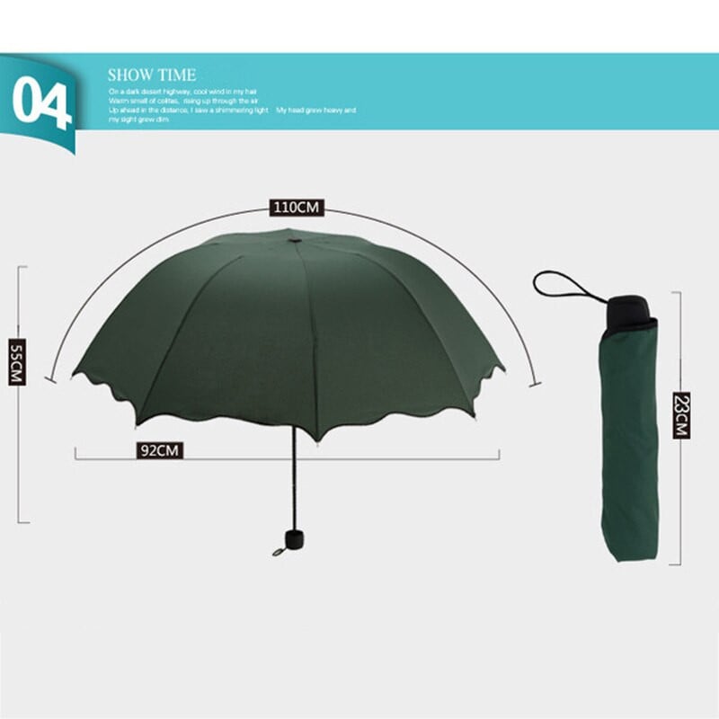 Sieviešu lietussargi Sieviešu lietussargi Rokturis Radošs Lotosa mežģīnes Jauka princese Saulaina un lietaina pret UV lietussarga dzēriens