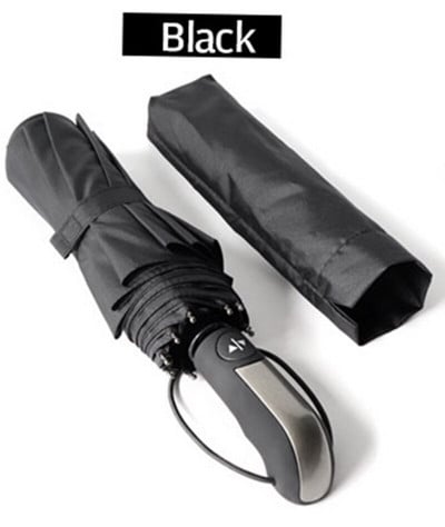 2022 Automatický vetruodolný dáždnik Dámsky mužský dažďový vetruodolný 10K 3 skladací silný veľký slnečník Paraguas dropshipping