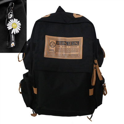 Textilný batoh s vreckami a širokými popruhmi