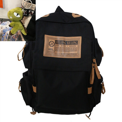 Textilný batoh s vreckami a širokými popruhmi