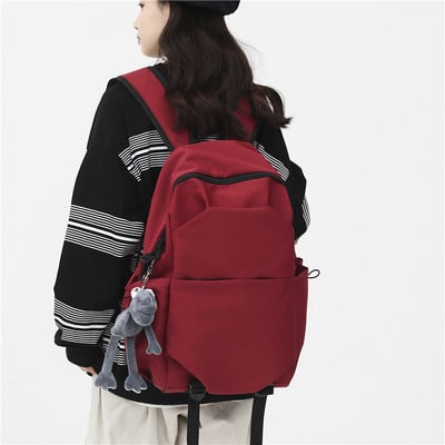 Textil hátizsák nagy kapacitással és több rekesszel