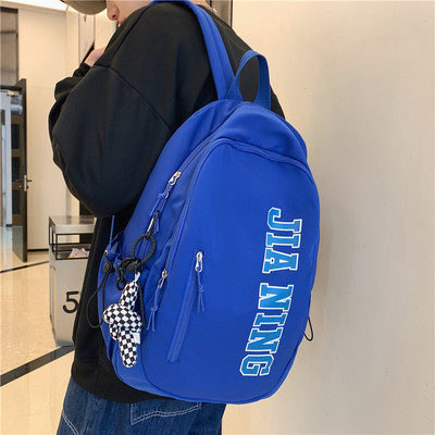 Casual σακίδιο πλάτης με τυπωμένη επιγραφή - πολλά χρώματα