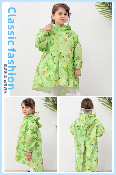 Roztomilý dinosauří polyesterový detský pršiplášť Vonkajší nepremokavý pršiplášť Detský nepriepustný pončo Chlapec Dievča Pršiplášť Darček