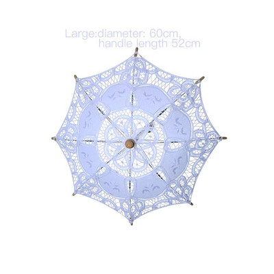Svadobný kvetinový dievčatko drevená rukoväť dutý čipkovaný dáždnik fotografické rekvizity remeselný dáždnik paraguas dáždnik do dažďa pre ženy