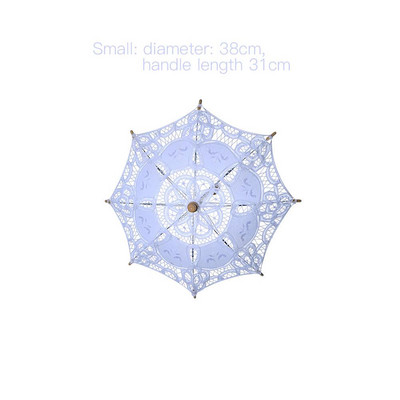 Svadobný kvetinový dievčatko drevená rukoväť dutý čipkovaný dáždnik fotografické rekvizity remeselný dáždnik paraguas dáždnik do dažďa pre ženy