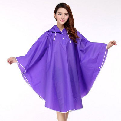 Modni dugi EVA kišni kaput Ženski odrasli muškarci Kabanica Nepropusna vodootporna jakna Plašt za planinarenje Putovanja Kampiranje