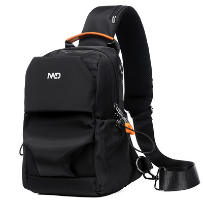 Pánsky ležérny batoh so zipsom a nápisom, dva modely