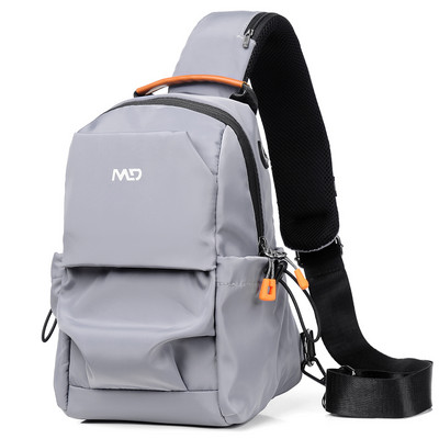 Pánsky ležérny batoh so zipsom a nápisom, dva modely